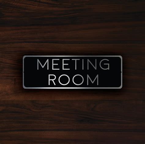 MEETING ROOM SIGN, Meeting Room Signs, Meeting Room Door Sign, Office ...