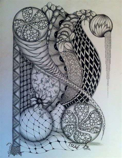 3D Zentangle By Tracy Gross Zentangle Zentangle Designs Etsy