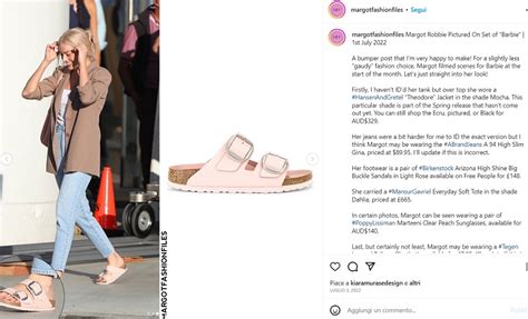 Tutte Pazze Per Le Birkenstock Rosa Di Margot Robbie Nel Film Di Barbie