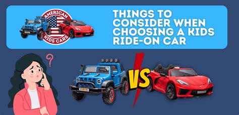 Things to Consider When Choosing a Kids Ride-on Car – American Kids Cars