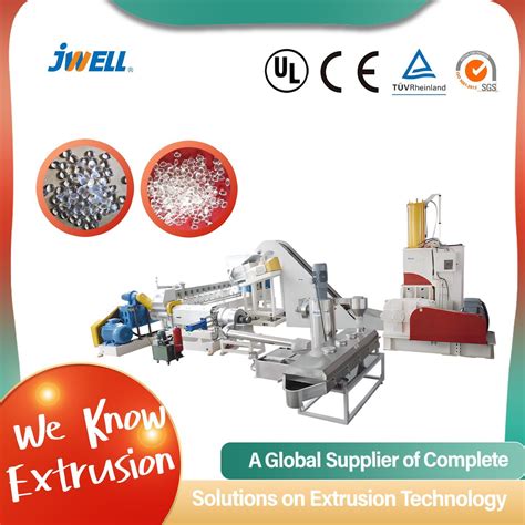 Jwell Machine Complete Pelletising System Based On Premix Process By