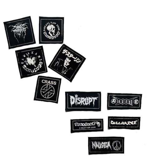 Crust Punk Patches