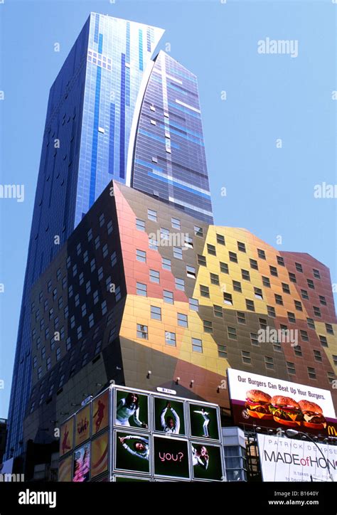 Usa New York City Nyc Westin Hotel Times Square Stock Photo Alamy