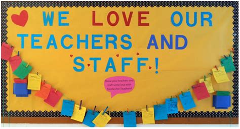 Our Thrifty Ideas Teacher Appreciation Bulletin Board