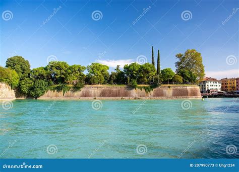 Fortress Wall Peschiera Del Garda Venetia Italy Stock Image Image