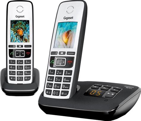 Gigaset A A Duo Dect Telefoon Met Antwoordapparaat Zilver Zwart