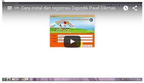 Cara Instal Dan Registrasi Dapodik Paud Dikmas Informasi Pendidikan