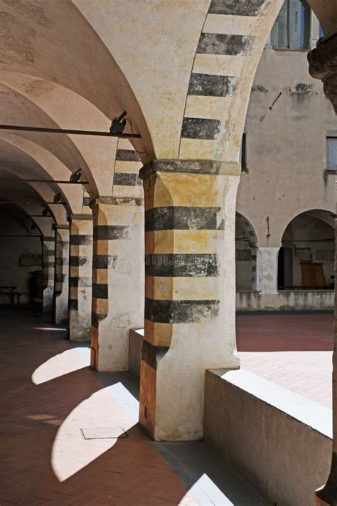 Historic Statue Basilica Of Santa Maria Di Castello Salita Di Santa