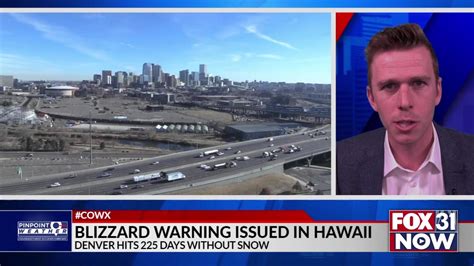 Blizzard Warning Issued For Parts Of Hawaii