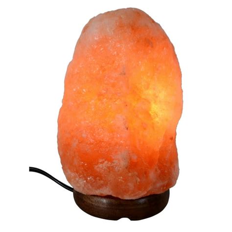 Tms Himalayan Glow Hand Carved Natural Crystal Himalayan Salt Lamp With