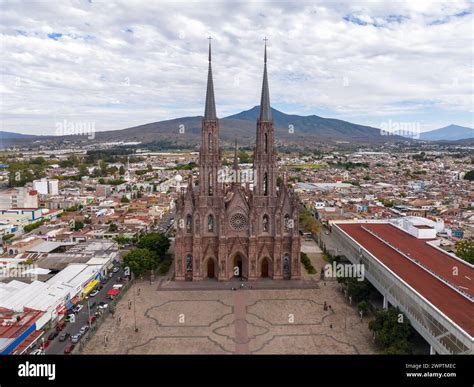 A scenic aerial view of the Zamora, Michoacan, Mexico Stock Photo - Alamy