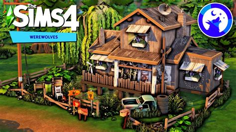 Lone Wolf Shack The Sims Werewolves Speed Build Youtube