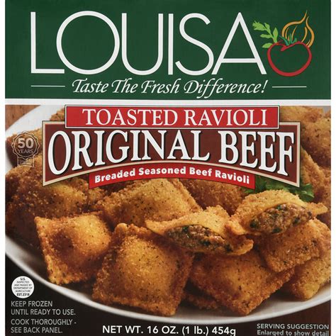 Louisa Toasted Ravioli Original Beef Oz Delivery Or Pickup Near