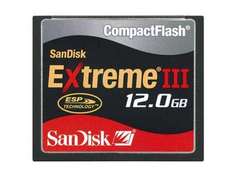 Sandisk Extreme Iii Gb Compact Flash Cf Flash Card Model Sdcfx