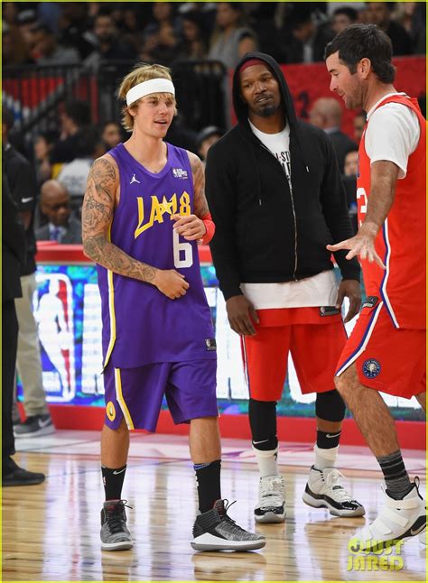 Justin Bieber Plays in the NBA All-Star Game Celebrity Game! | Photo ...