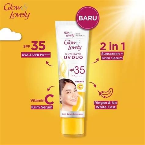 Glow Lovely Ultimate UV Duo Cream Vit C 20ml 40ml SPF 35pa