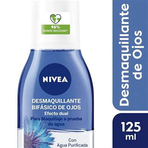 Nivea Desmaquillante Bif Sico De Ojos Efecto Dual Para Piel Sensible