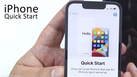 How To Setup An Iphone Using Quick Start Youtube