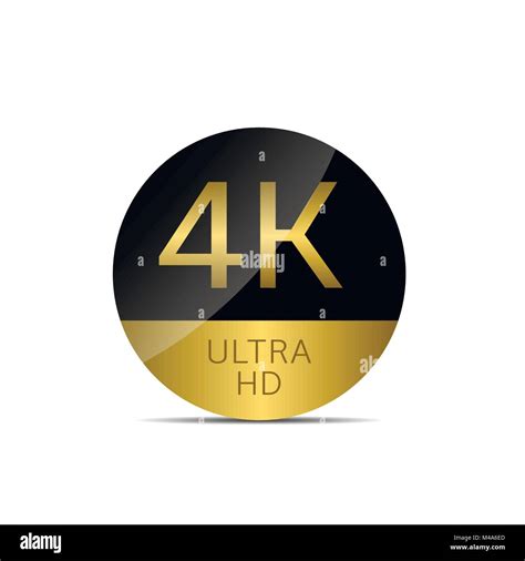 4K Ultra HD Label Stock Vector Image Art Alamy