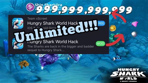 Hungry Shark World Unlimited Gems Hack Until My Game Broke Hungry Shark World Youtube