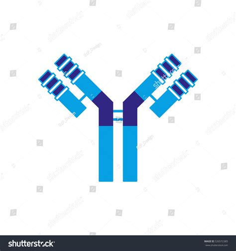 Antibody Icon Vector Illustration Stock Vector Royalty Free 526572385 Shutterstock