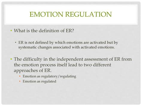 The Role Of Emotion Regulation In Anxiety Disorders Ppt Download