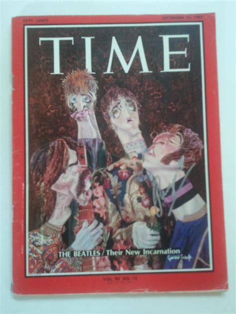 Time Magazine September The Beatles Their New Incarnation By