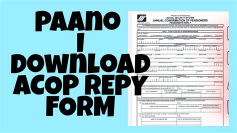 Fillable Acop Form Printable Forms Free Online