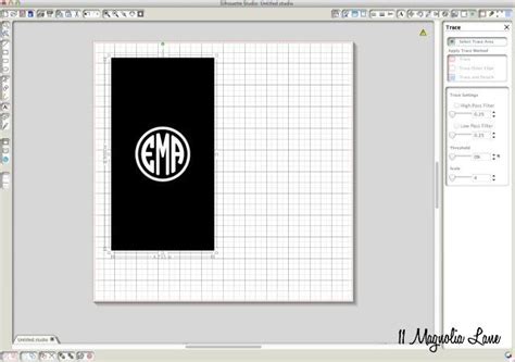 Tutorial How To Create Round Vinyl Monograms Using The Silhouette