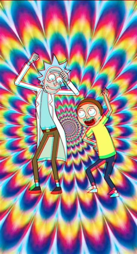 Trippy Rick And Morty Iphone Dope Rick And Morty Hd Phone Wallpaper