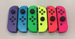 Official Nintendo Switch JoyCon Joy-Con L & R Blue Red Pink Green Neon ...