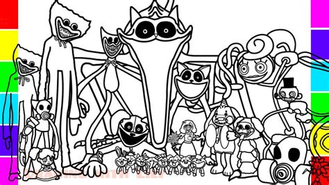 Poppy Playtime Chapter 3 New Coloring Pages How To COLOR ALL BOSSES