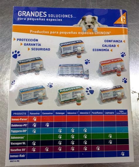 Cartilla Carnet De Vacunaci N De Perro Gato Lab Chinoin