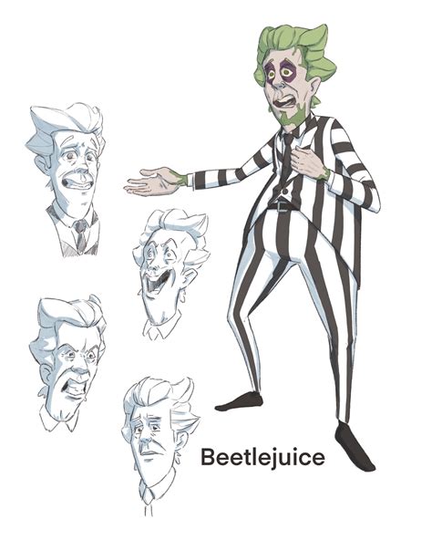 ArtStation - Beetlejuice but animated: Beetlejuice