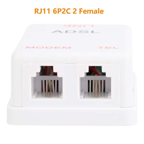 Uvital In Line DSL Filter Splitter In Line DSL Filter RJ11 6P2C Male To