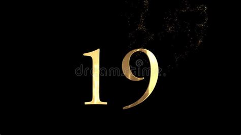 Golden Number 19 From Particles Numbering Nineteen Golden Numbers