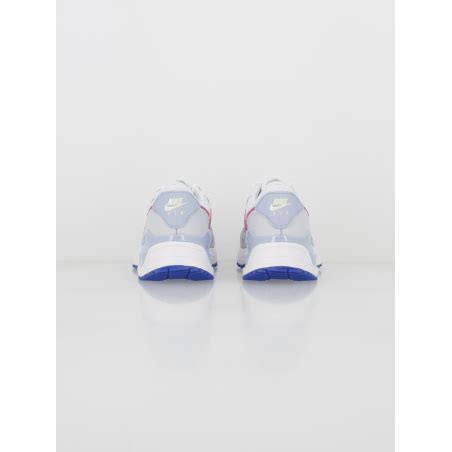 Air Max Baskets System Gs Blanc Rose Enfant Nike Wimod