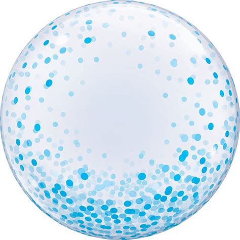 Confetti Bubble Balloon Qualatex Bubble Balloons Uk Pretty Little