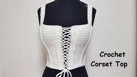 Crochet Corset With A Lace Front Artofit