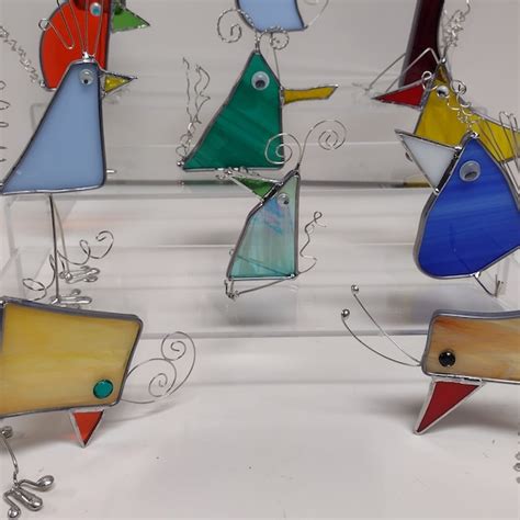 Stained Glass Birds - Etsy