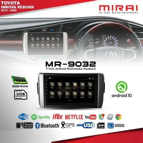 Promo Headunit Android Inch Toyota Innova Reborn Mirai