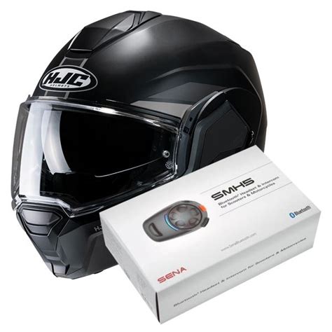 Pack Casco Kit Bluetooth Hjc I Beis Mc Sf Kit Bluetooth Smh