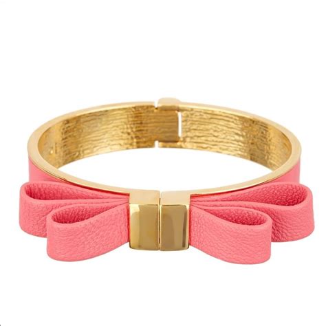 Vince Camuto Pink Bow Bracelet In Hinged Bracelet Bow Bracelet