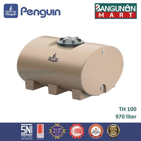 Jual Toren Tangki Air Penguin Horizontal Kapasitas Liter Th