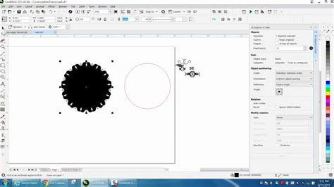 Corel Draw Tips Tricks Object To Path Youtube