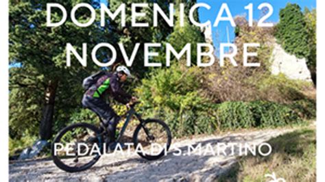 Pedalata Di San Martino Il 12 Novembre 2023