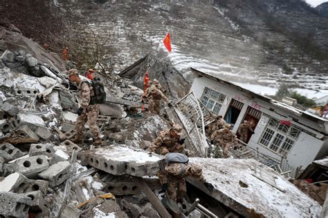 China landslide death toll rises to 31 after dozens buried in freezing ...