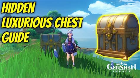 Hidden Luxurious Chest Inazuma Genshin Impact Youtube