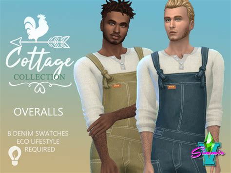 The Sims Resource Cottage Overalls