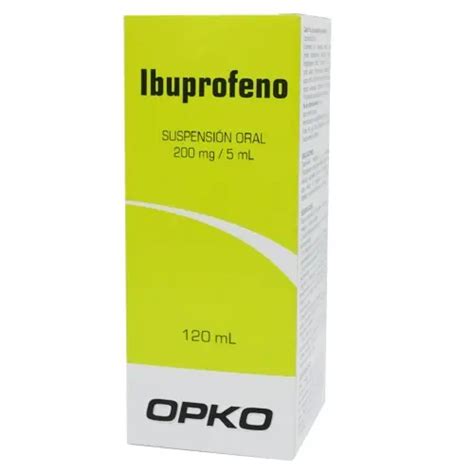 Ibuprofeno Suspension Oral Mg Ml Ml Ecofarmacias